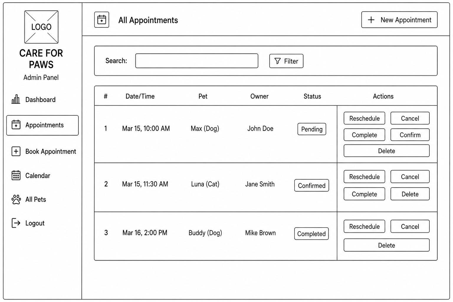 Appointments