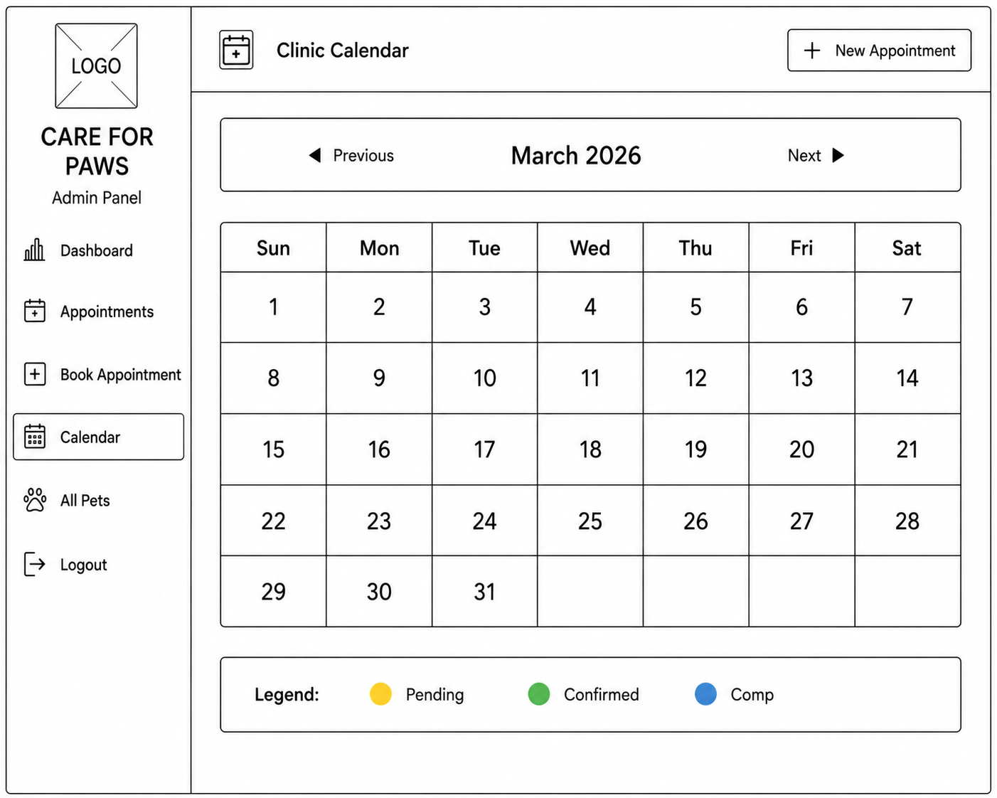 Clinic Calendar